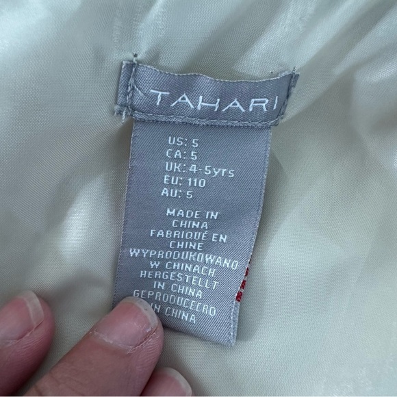 Tahari Kids Cream Trench Coat - Picture 4 of 4